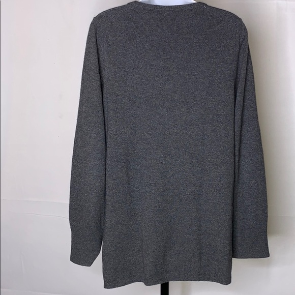 Burberry Brit cashmere gray cardigan size - L - Picture 2 of 5